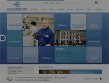 Tablet Screenshot of cezardent.pl